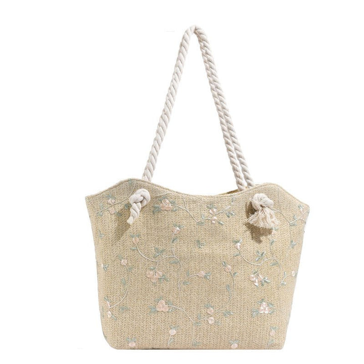 ElisaBerlin™ | Blumiges Leder Schultertasche - ElisaBerlin - BAGS