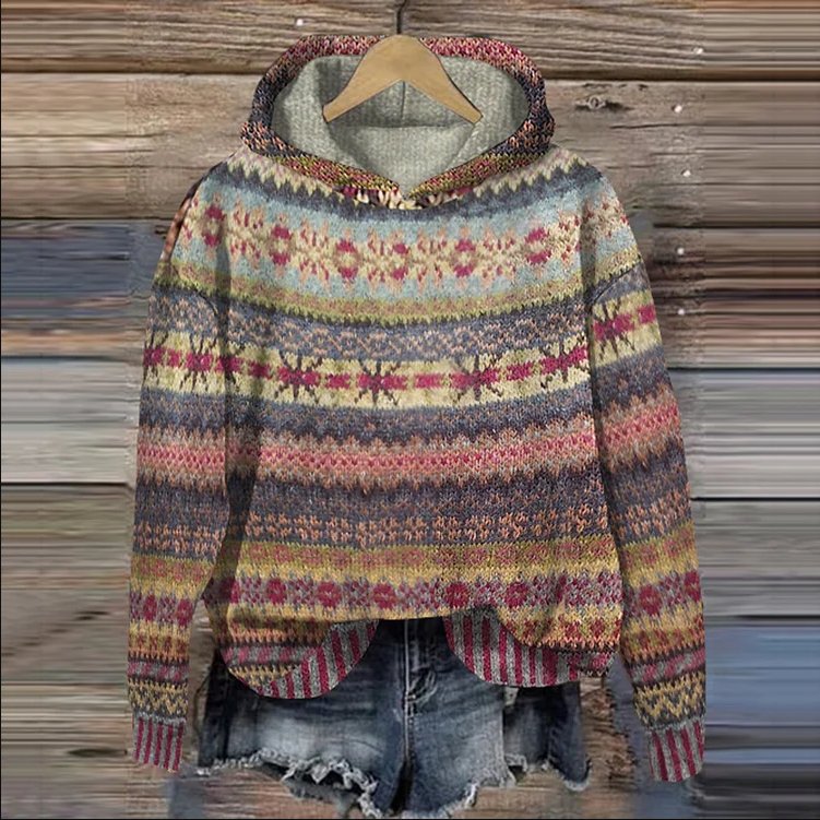 ElisaBerlin™ | Eleganter Musterpullover - Elisa Berlin - Pullover & Westen