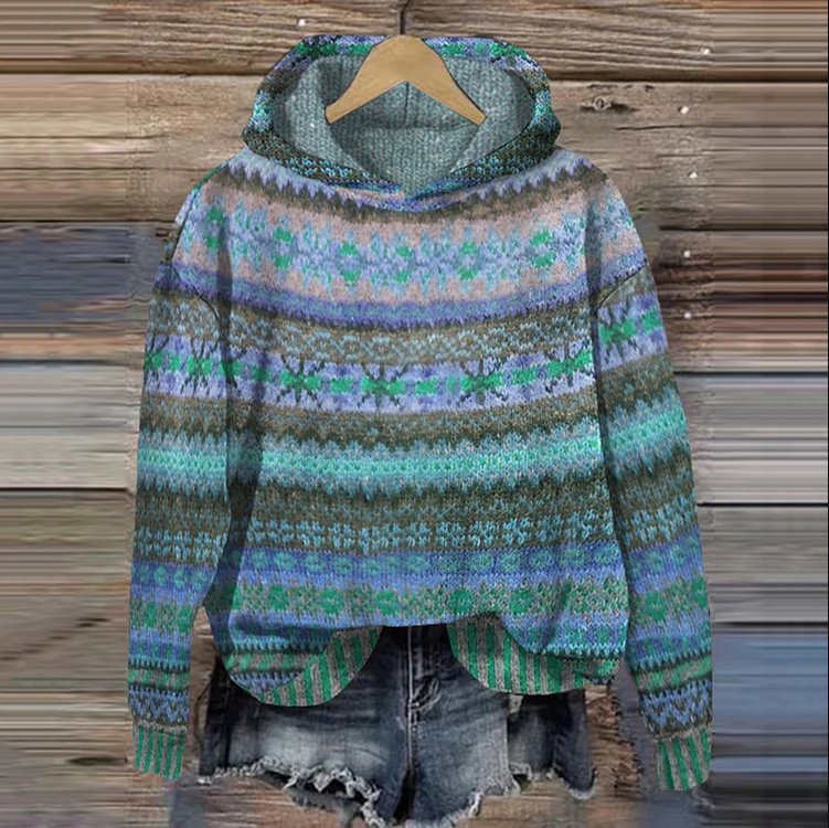 ElisaBerlin™ | Eleganter Musterpullover - Elisa Berlin - Pullover & Westen
