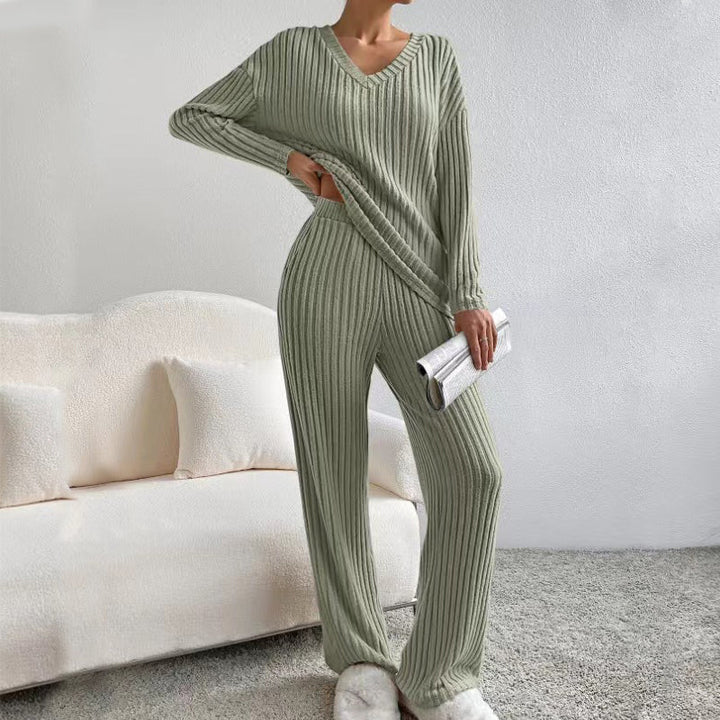 ElisaBerlin™ | Eleganter Ribbed Zweiteiler - Elisa Berlin - 