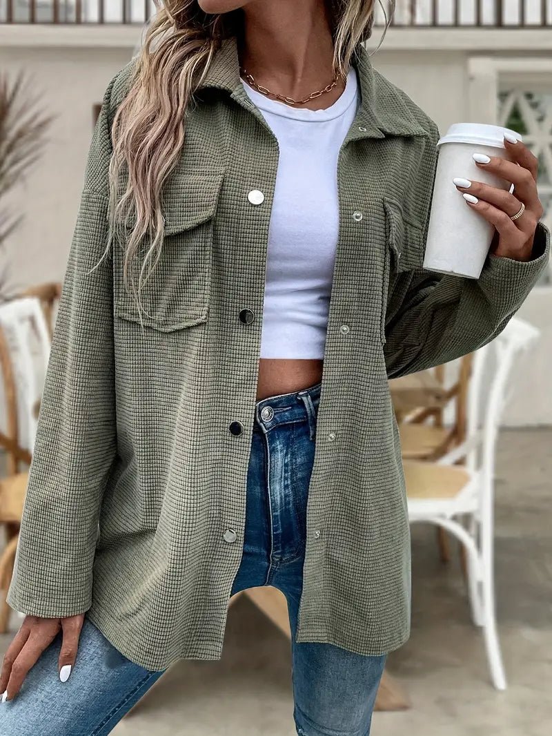 ElisaBerlin™ | Exklusive Flap - Pocket Schulterjacke - Elisa Berlin - 