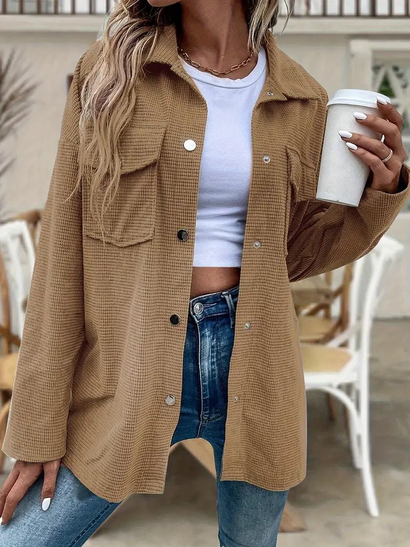 ElisaBerlin™ | Exklusive Flap - Pocket Schulterjacke - Elisa Berlin - 