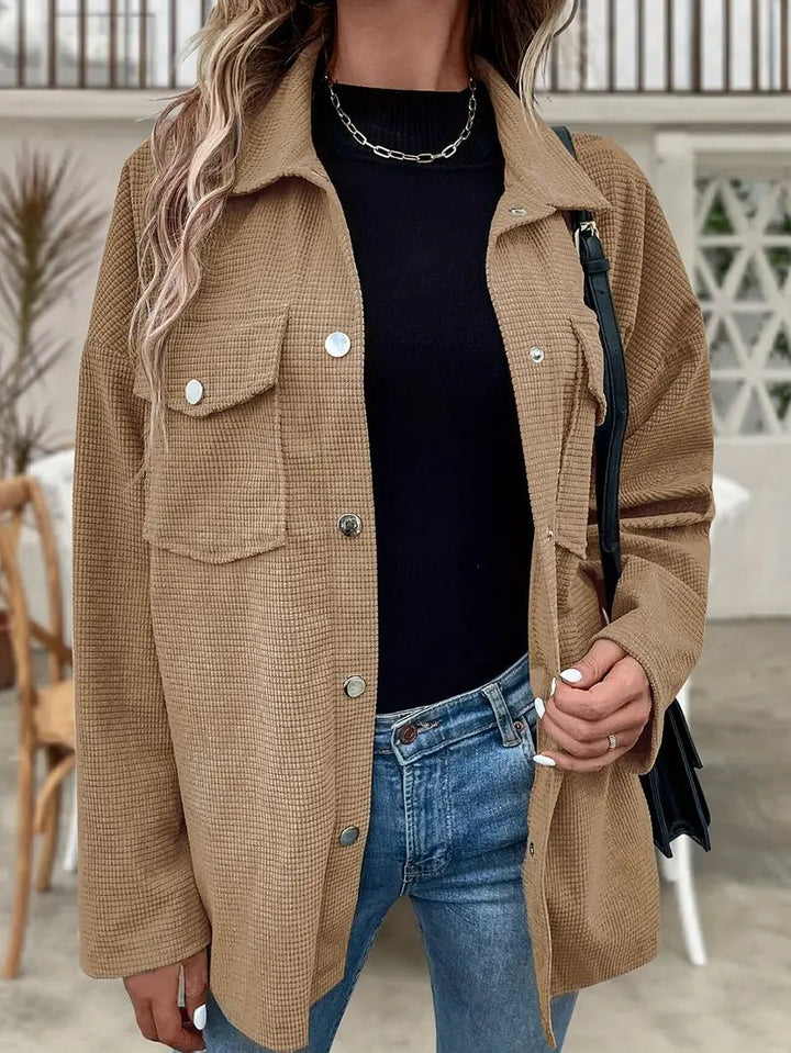 ElisaBerlin™ | Exklusive Flap - Pocket Schulterjacke - Elisa Berlin - 