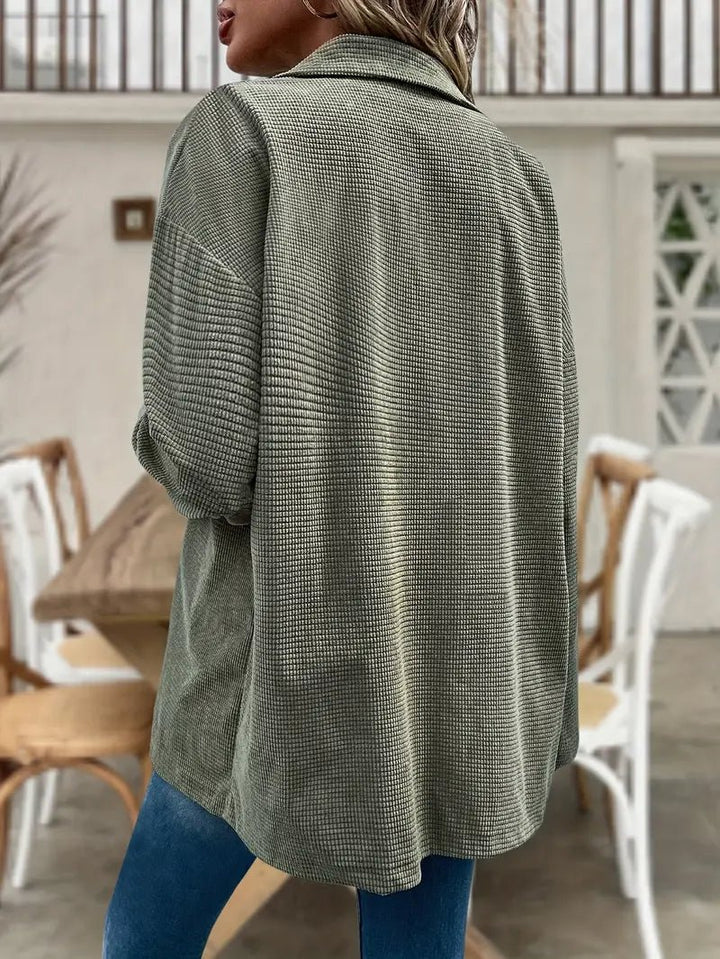 ElisaBerlin™ | Exklusive Flap - Pocket Schulterjacke - Elisa Berlin - 