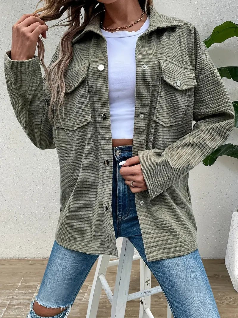 ElisaBerlin™ | Exklusive Flap - Pocket Schulterjacke - Elisa Berlin - 