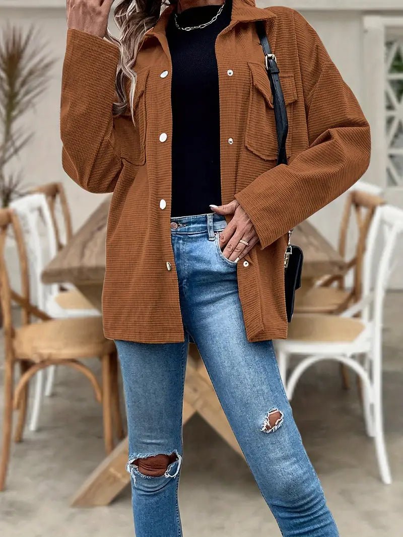 ElisaBerlin™ | Exklusive Flap - Pocket Schulterjacke - Elisa Berlin - 