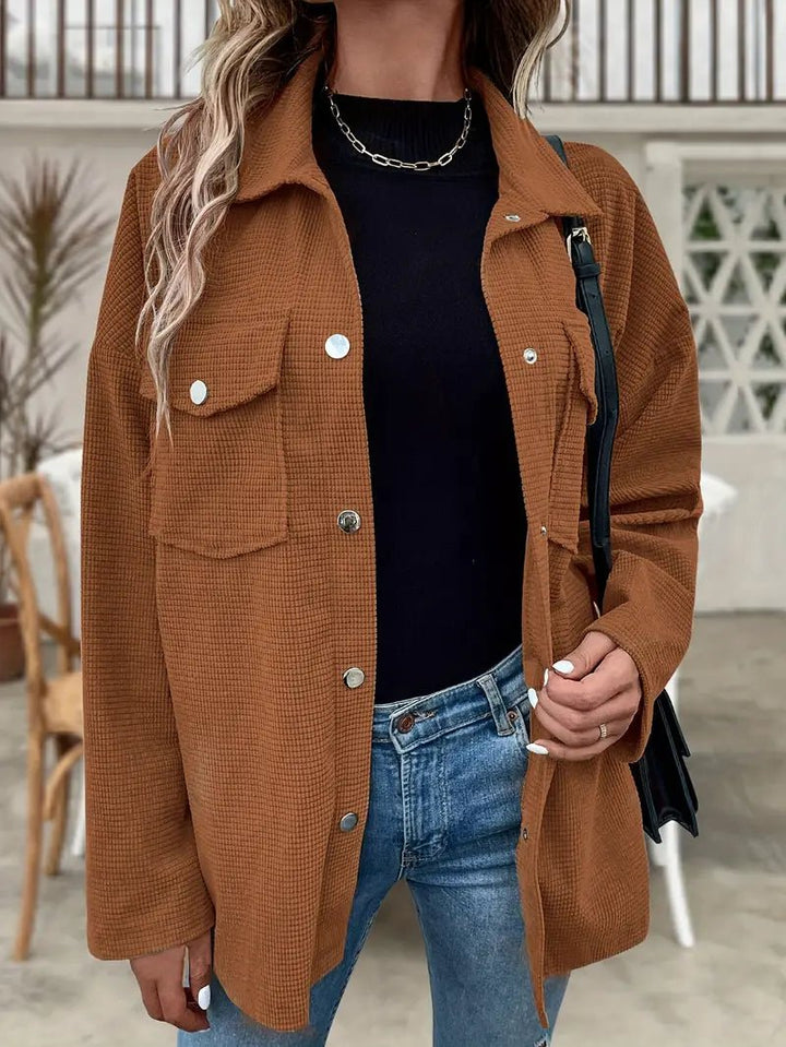 ElisaBerlin™ | Exklusive Flap - Pocket Schulterjacke - Elisa Berlin - 