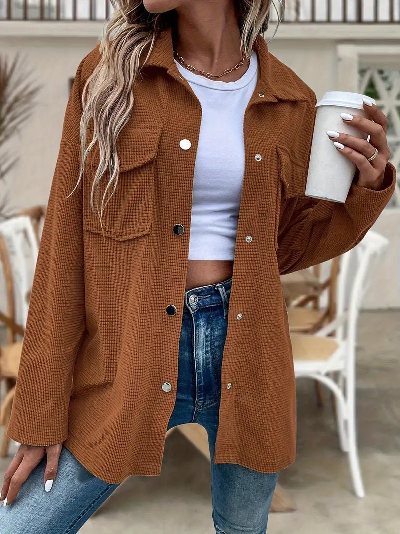ElisaBerlin™ | Exklusive Flap - Pocket Schulterjacke - Elisa Berlin - 