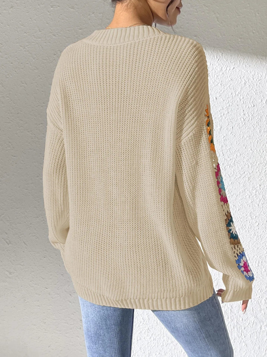 ElisaBerlin™ | Herbst Blumenpullover - ElisaBerlin - 