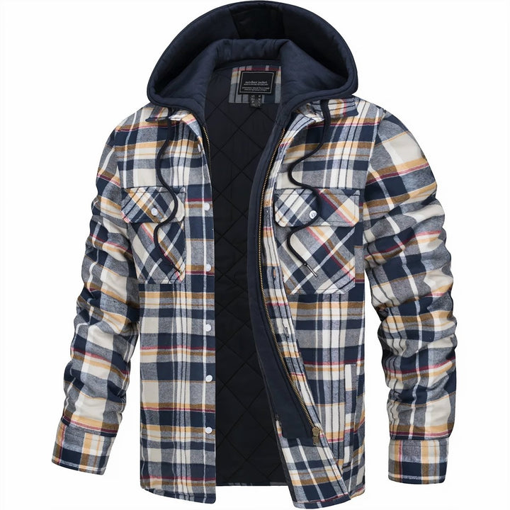 ElisaBerlin™ | Klassische Karo Freizeitjacke - Elisa Berlin - Pullover & Westen