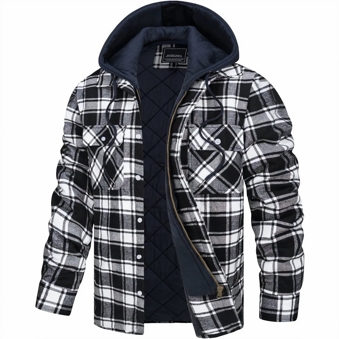 ElisaBerlin™ | Klassische Karo Freizeitjacke - Elisa Berlin - Pullover & Westen