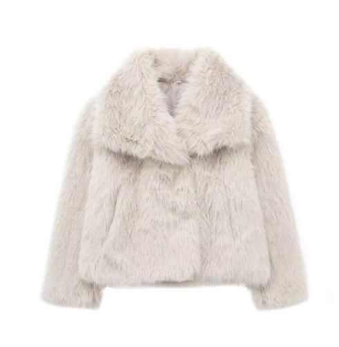 ElisaBerlin™ | Kuscheliger Langer Plüschmantel - Elisa Berlin - Women Winter Coats & Jackets
