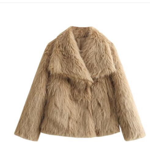 ElisaBerlin™ | Kuscheliger Langer Plüschmantel - Elisa Berlin - Women Winter Coats & Jackets