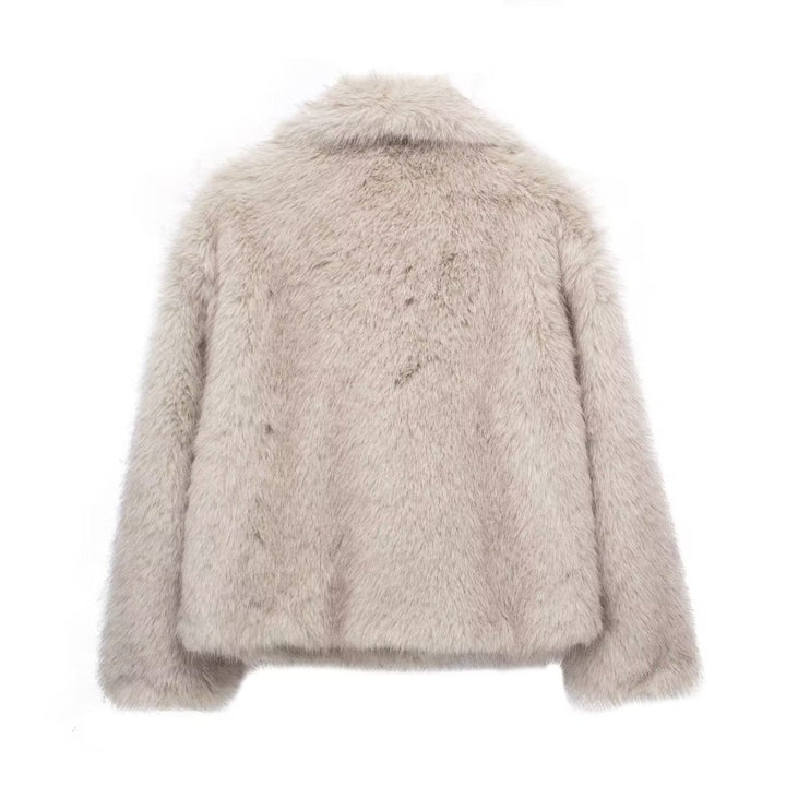 ElisaBerlin™ | Kuscheliger Langer Plüschmantel - Elisa Berlin - Women Winter Coats & Jackets