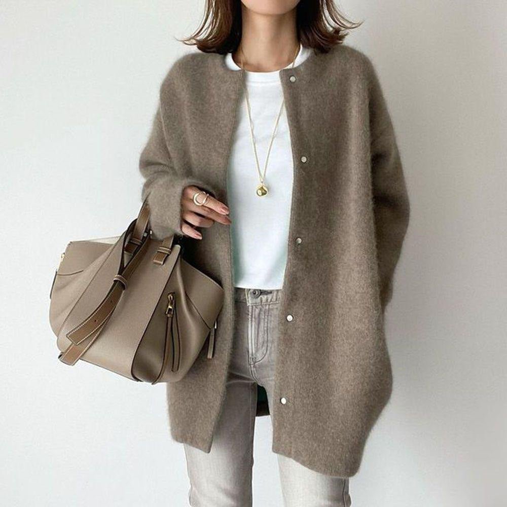 ElisaBerlin™ | Luxuriöse Herbst Strickjacke - ElisaBerlin - 