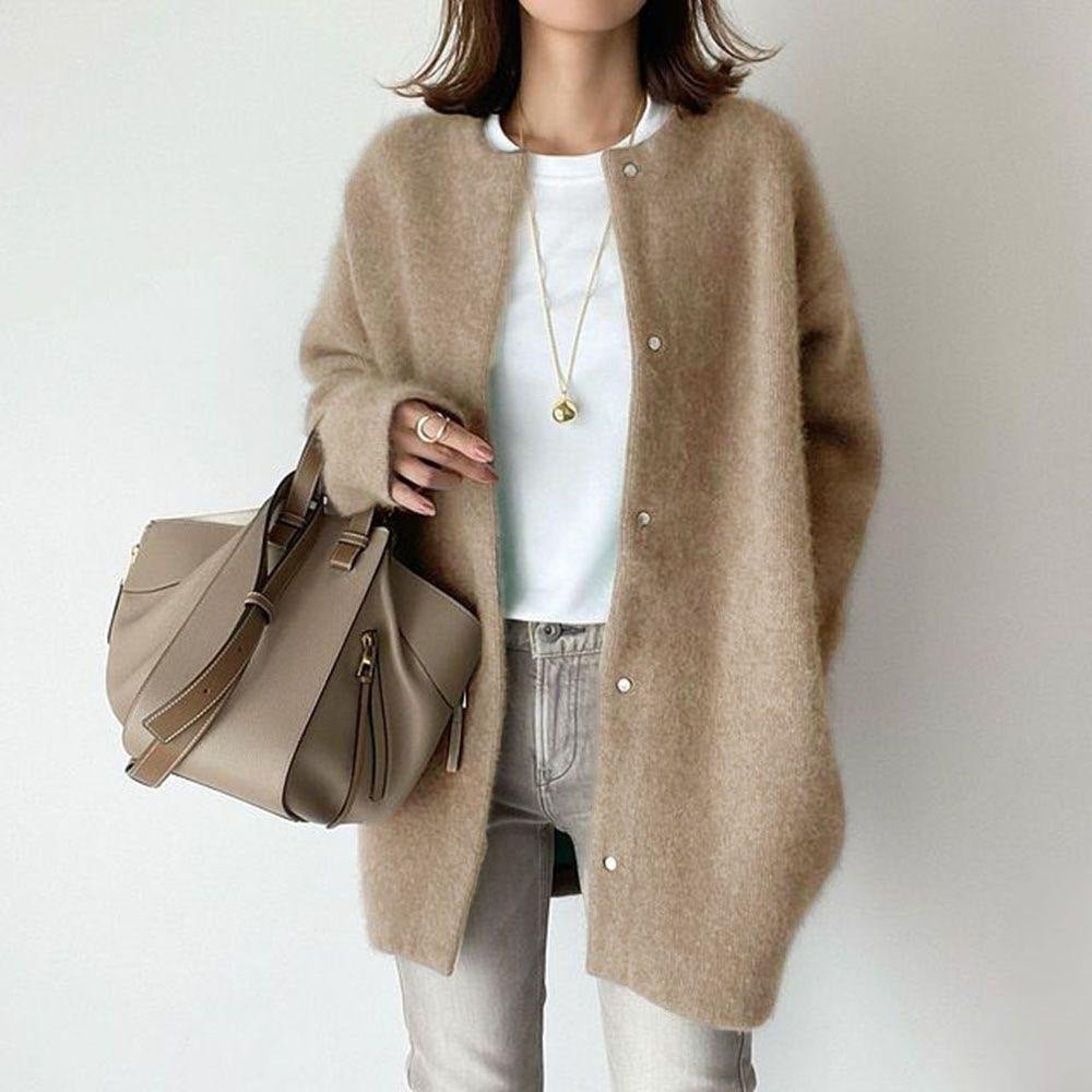 ElisaBerlin™ | Luxuriöse Herbst Strickjacke - ElisaBerlin - 