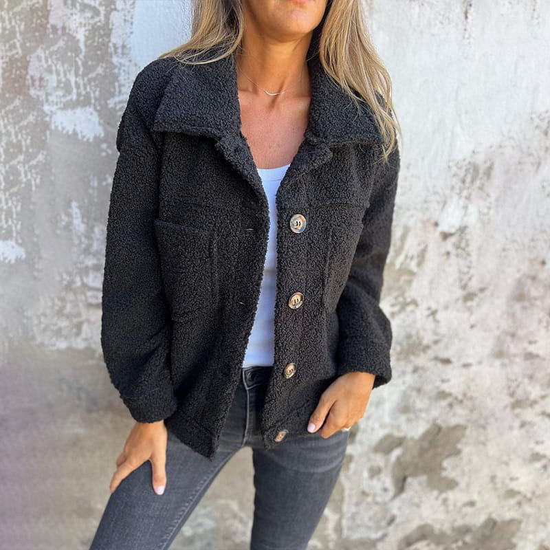 ElisaBerlin™ | Luxuriöse Herbstjacke - Elisa Berlin - Pullover & Westen