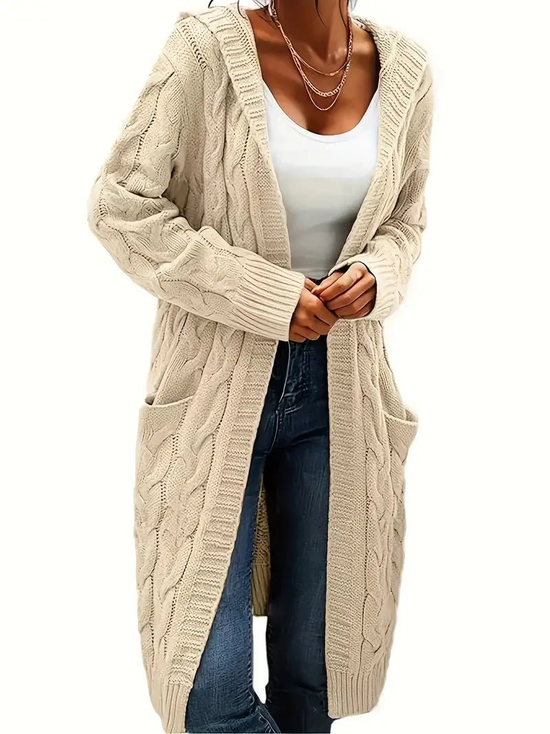 ElisaBerlin™ | Luxuriöse Strick - Kapuzenjacke - ElisaBerlin - Women's Clothing