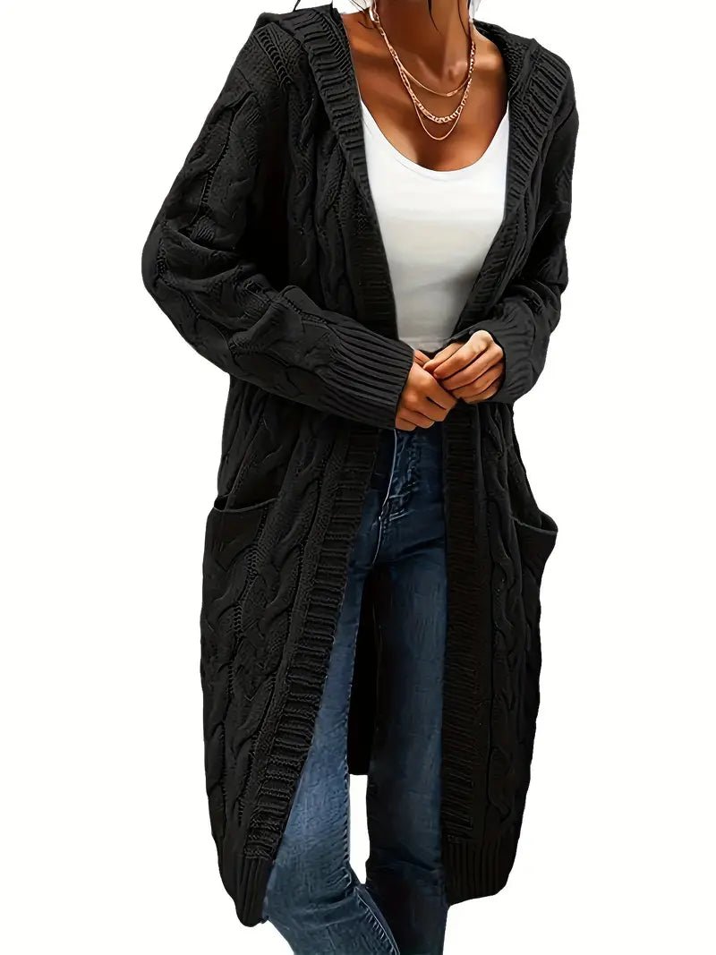 ElisaBerlin™ | Luxuriöse Strick - Kapuzenjacke - ElisaBerlin - Women's Clothing