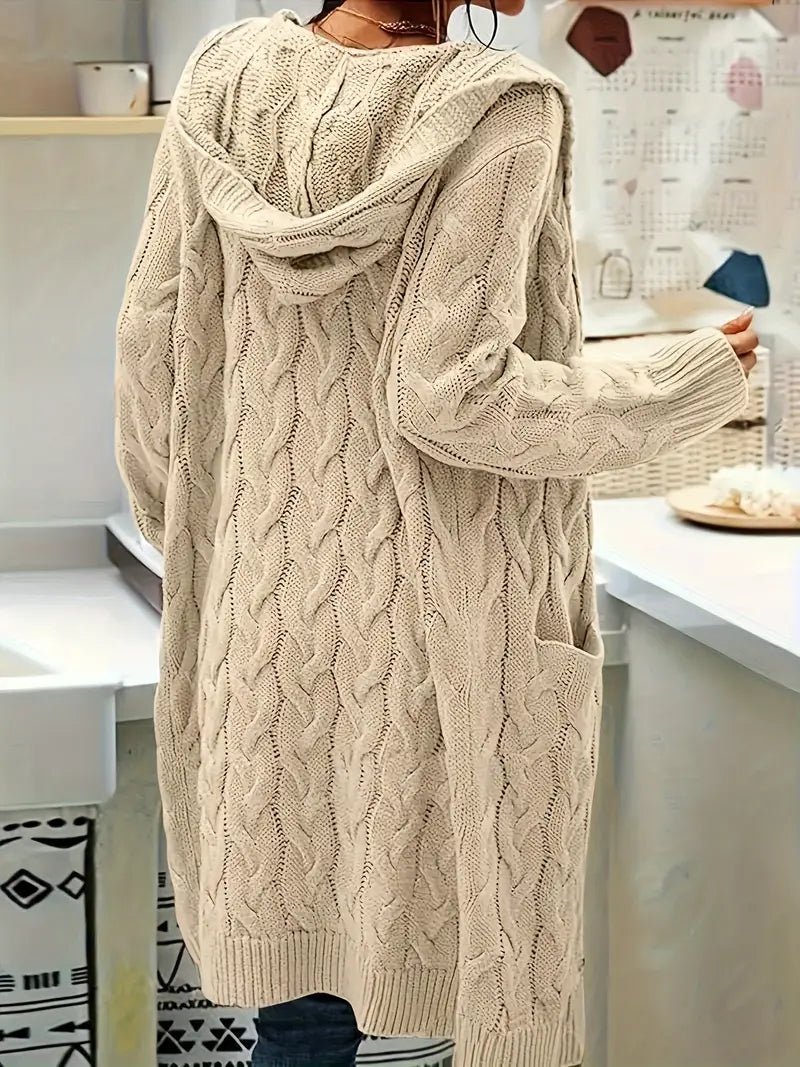 ElisaBerlin™ | Luxuriöse Strick - Kapuzenjacke - Elisa Berlin - Women's Clothing