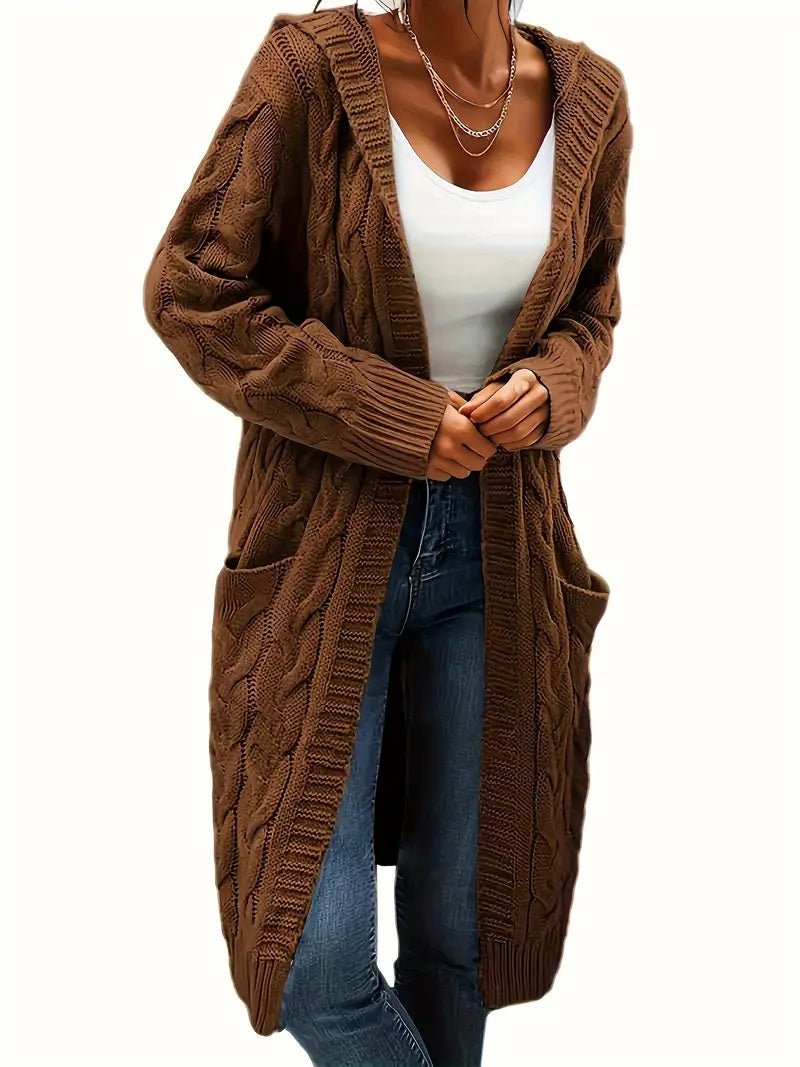 ElisaBerlin™ | Luxuriöse Strick - Kapuzenjacke - ElisaBerlin - Women's Clothing