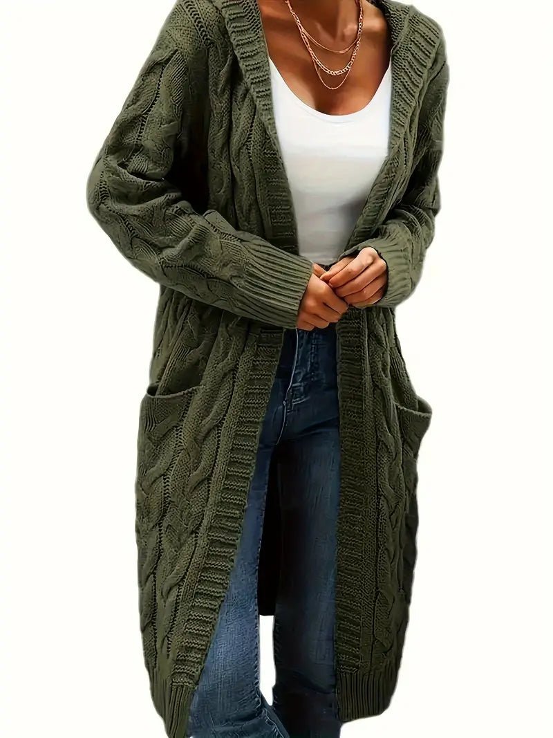 ElisaBerlin™ | Luxuriöse Strick - Kapuzenjacke - ElisaBerlin - Women's Clothing