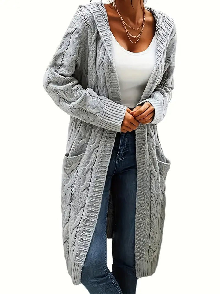 ElisaBerlin™ | Luxuriöse Strick - Kapuzenjacke - ElisaBerlin - Women's Clothing