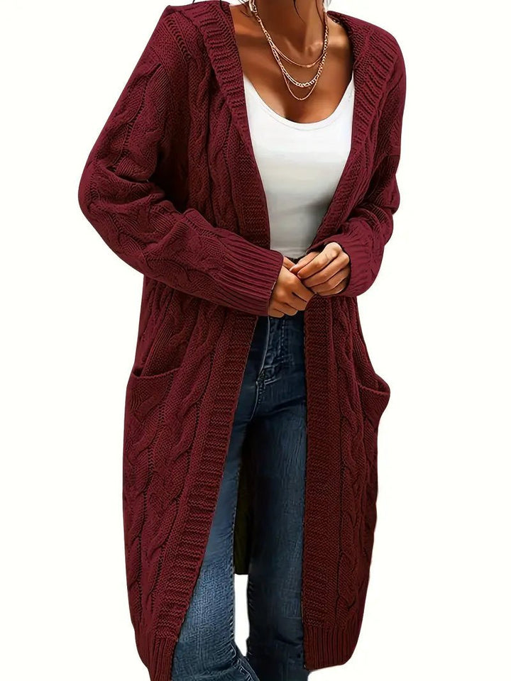 ElisaBerlin™ | Luxuriöse Strick - Kapuzenjacke - ElisaBerlin - Women's Clothing