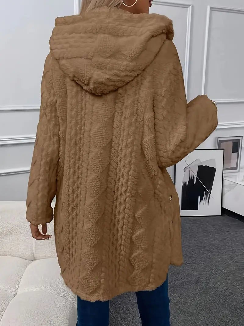 ElisaBerlin™ | Luxuriöser Plüsch Wintermantel - Elisa Berlin - Women Jacket Seasonal