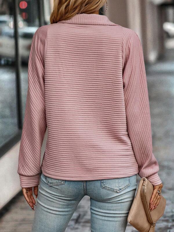 ElisaBerlin™ | Luxuriöser Zip V - Pullover - Elisa Berlin - Pullover & Westen