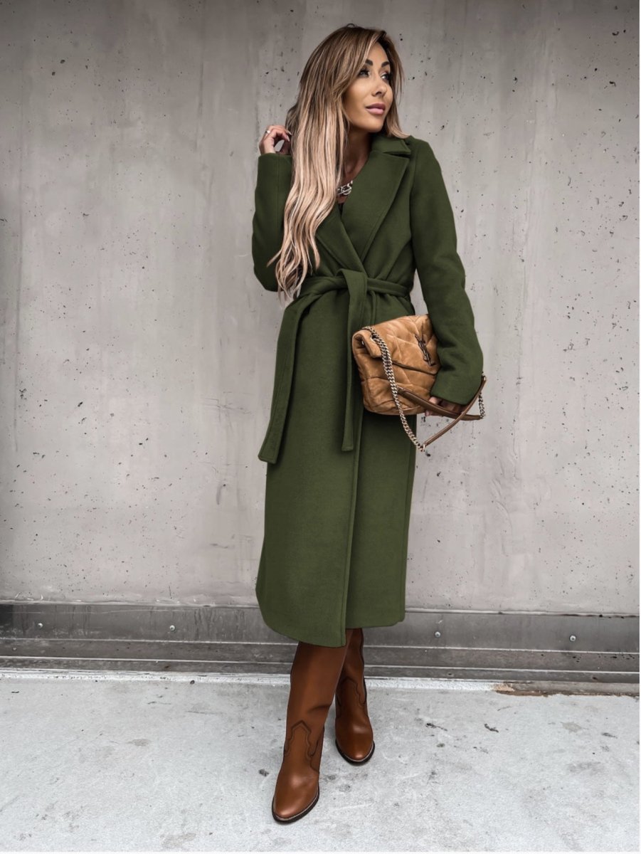 ElisaBerlin™ | Modebewusster Wickelmantel - ElisaBerlin - 