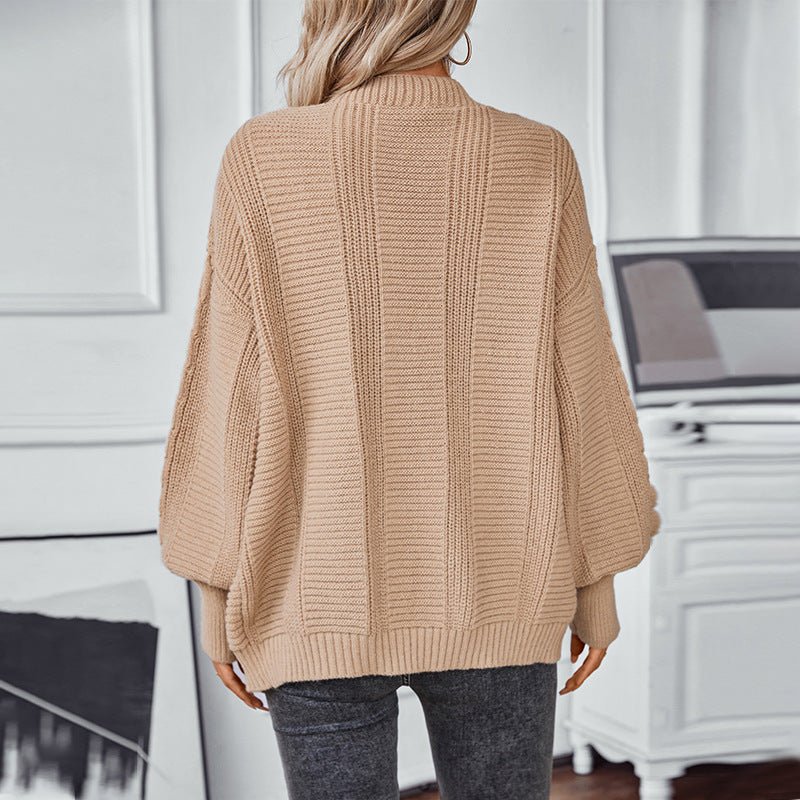 ElisaBerlin™ | Modischer Strickmantel - ElisaBerlin - 