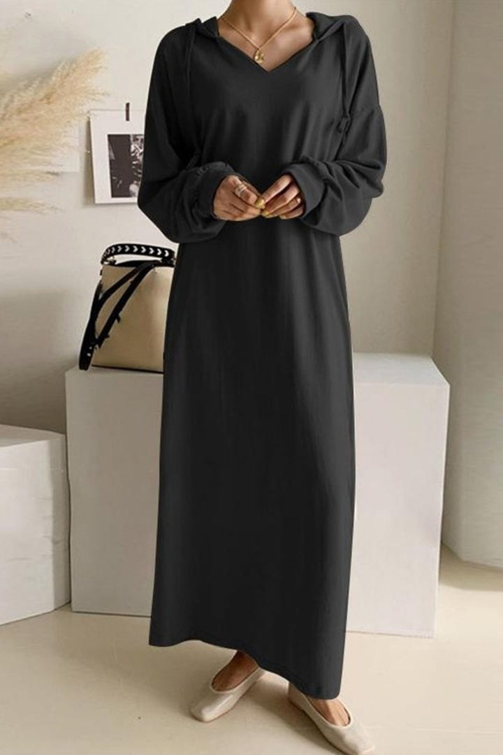 ElisaBerlin™ | Premium Casual Kapuzenkleid - Elisa Berlin - Maxi Dresses