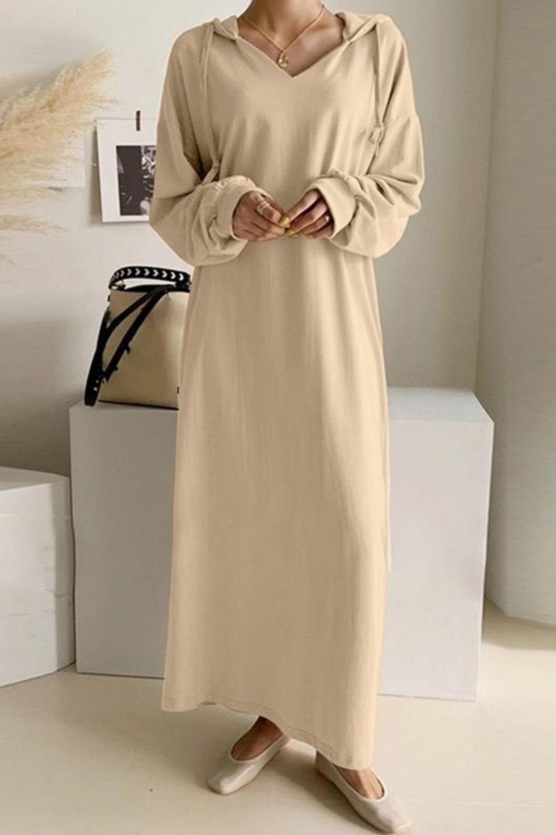 ElisaBerlin™ | Premium Casual Kapuzenkleid - Elisa Berlin - Maxi Dresses