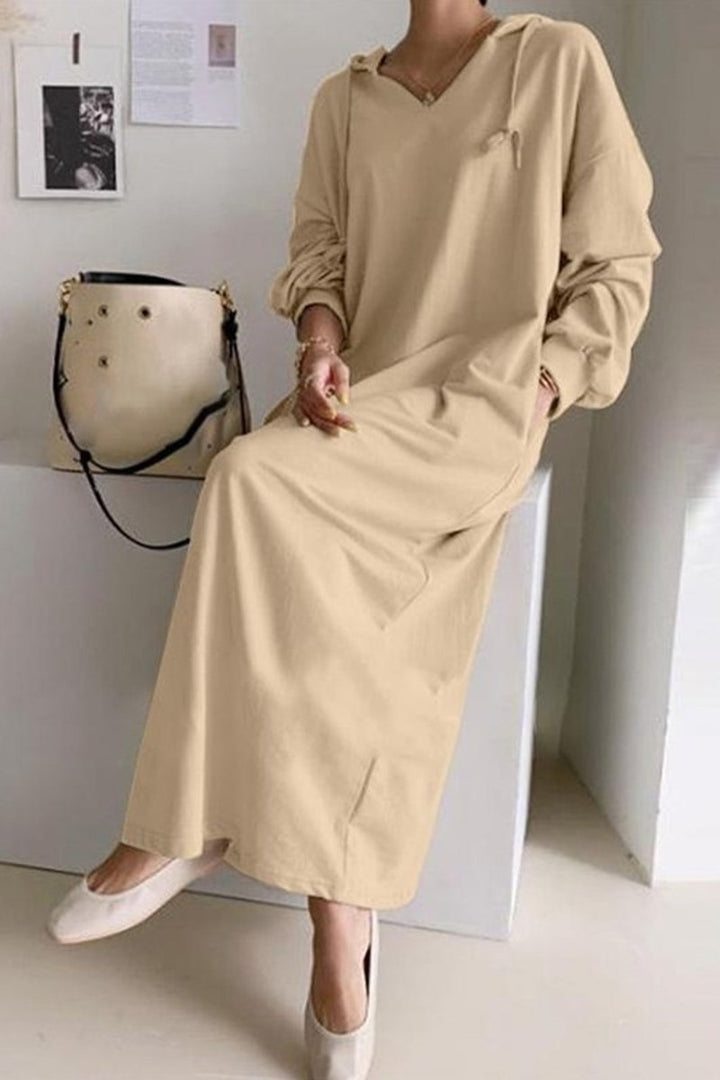 ElisaBerlin™ | Premium Casual Kapuzenkleid - Elisa Berlin - Maxi Dresses