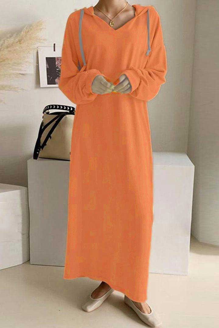 ElisaBerlin™ | Premium Casual Kapuzenkleid - Elisa Berlin - Maxi Dresses