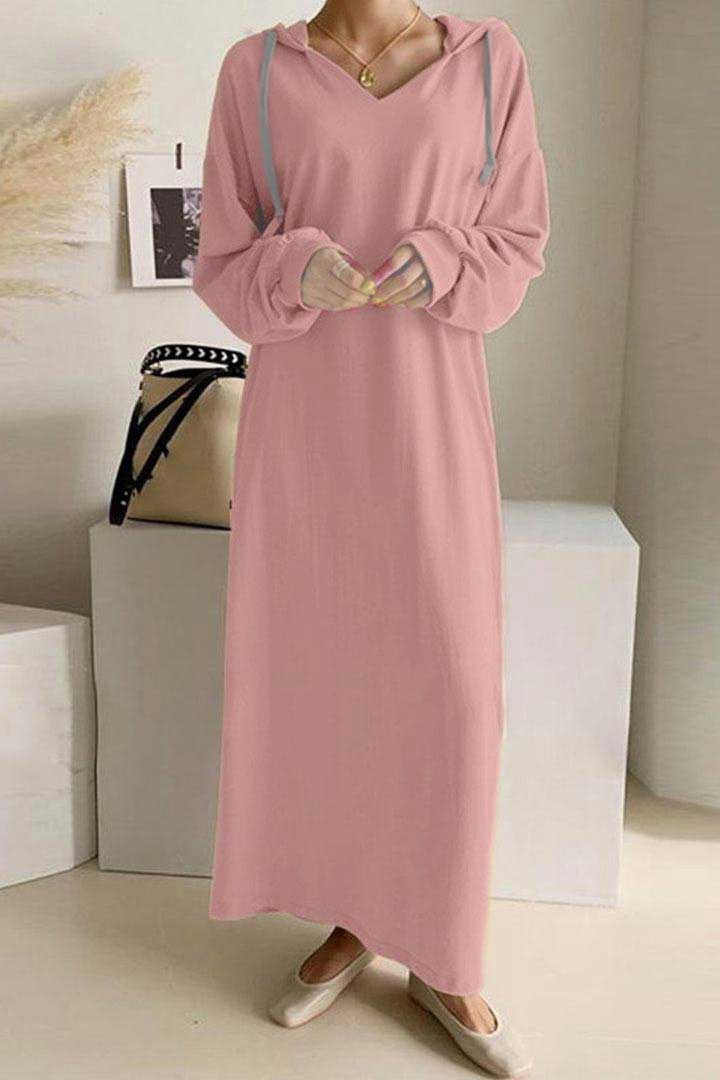 ElisaBerlin™ | Premium Casual Kapuzenkleid - Elisa Berlin - Maxi Dresses