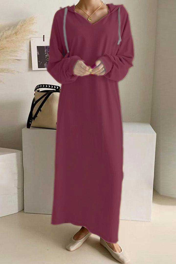 ElisaBerlin™ | Premium Casual Kapuzenkleid - Elisa Berlin - Maxi Dresses