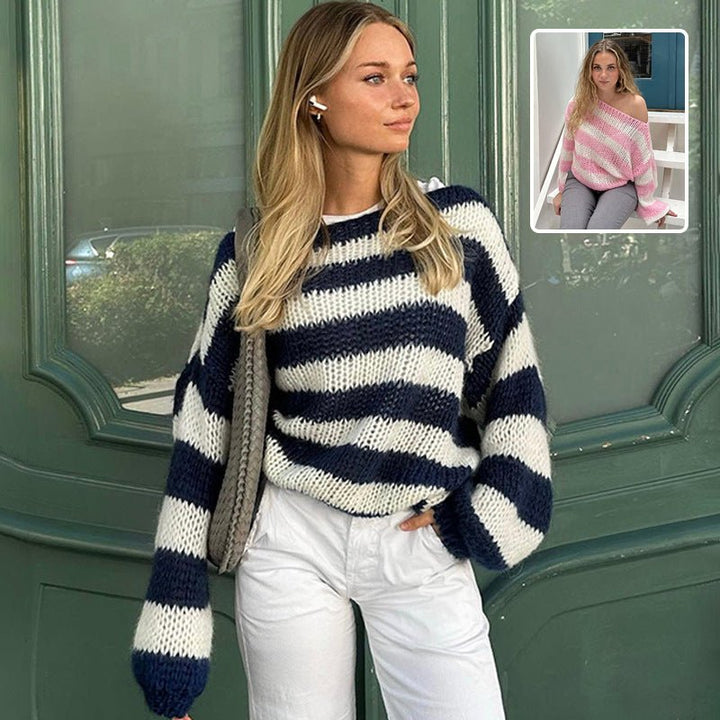 ElisaBerlin™ | Premium Streifenpullover - Elisa Berlin - Sweaters