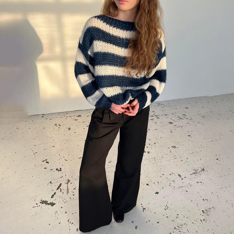 ElisaBerlin™ | Premium Streifenpullover - Elisa Berlin - Sweaters
