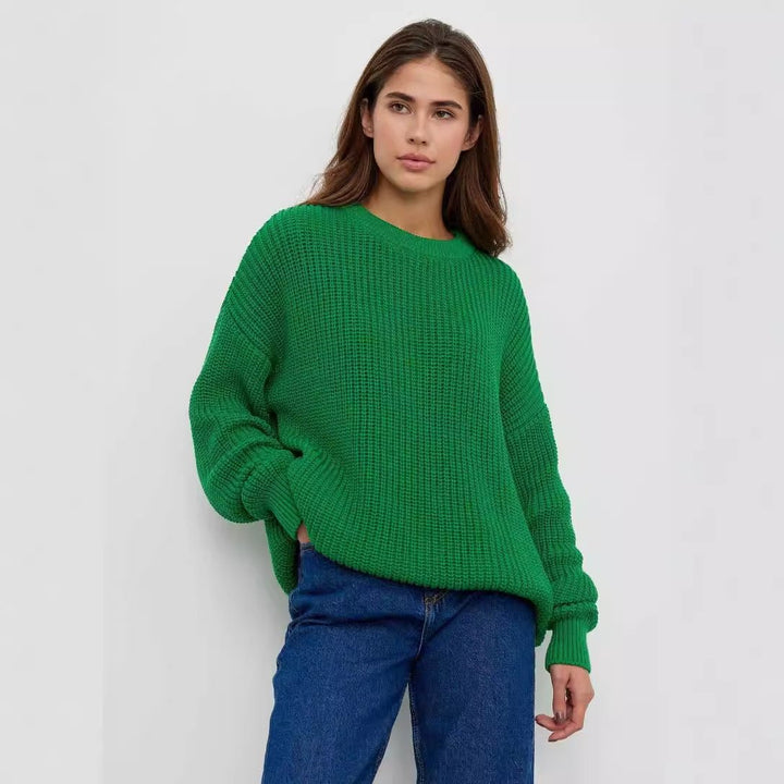 ElisaBerlin™ | Rundhalsausschnitt Loser Pullover - Elisa Berlin - 