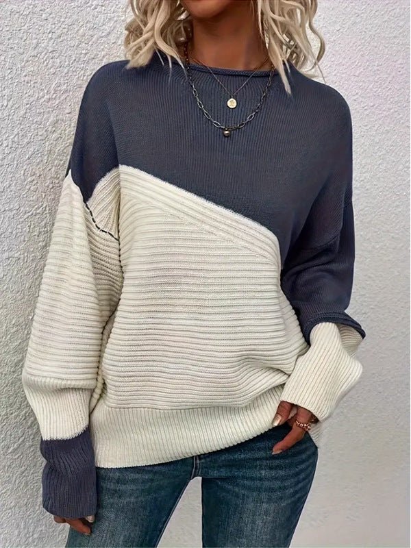 ElisaBerlin™ | Signature Kontrastfarben Pullover - Elisa Berlin - Sweaters