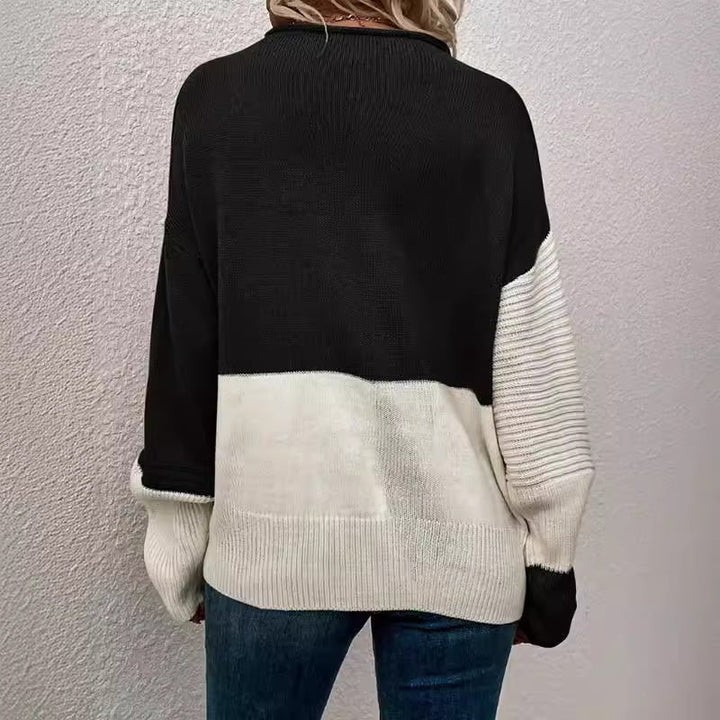 ElisaBerlin™ | Signature Kontrastfarben Pullover - Elisa Berlin - Sweaters