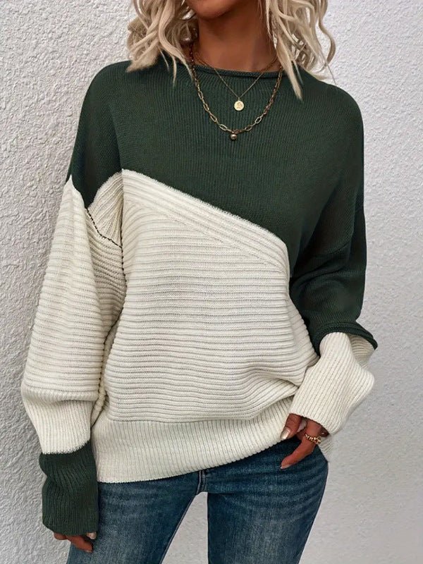 ElisaBerlin™ | Signature Kontrastfarben Pullover - Elisa Berlin - Sweaters