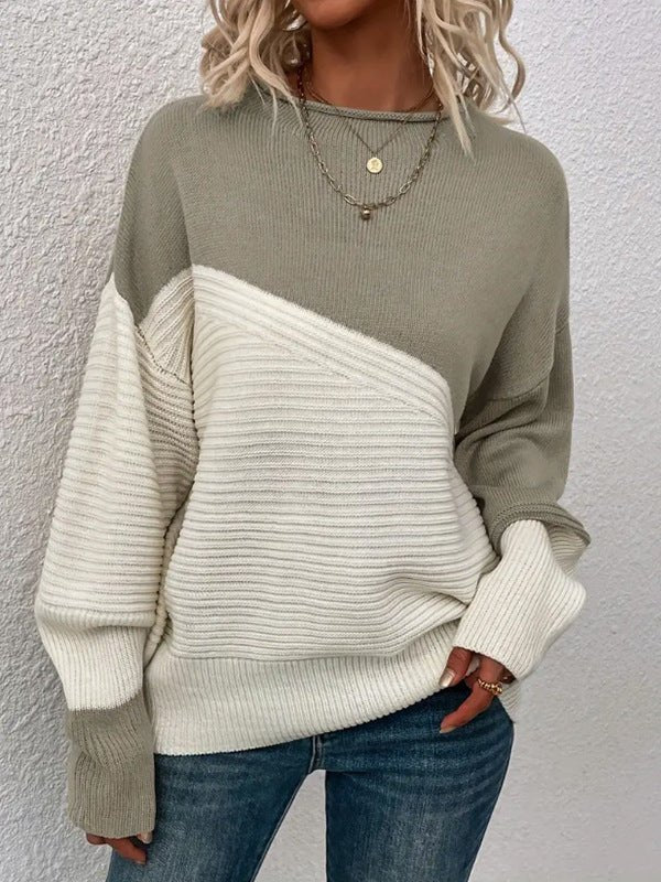 ElisaBerlin™ | Signature Kontrastfarben Pullover - Elisa Berlin - Sweaters