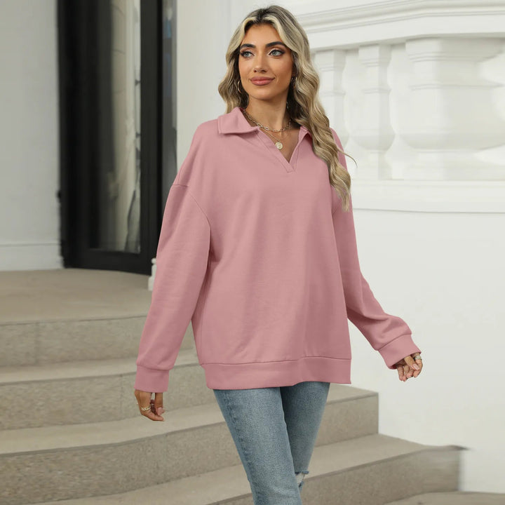 ElisaBerlin™ | Stilvoller V - Ausschnitt - Sweater - ElisaBerlin - 