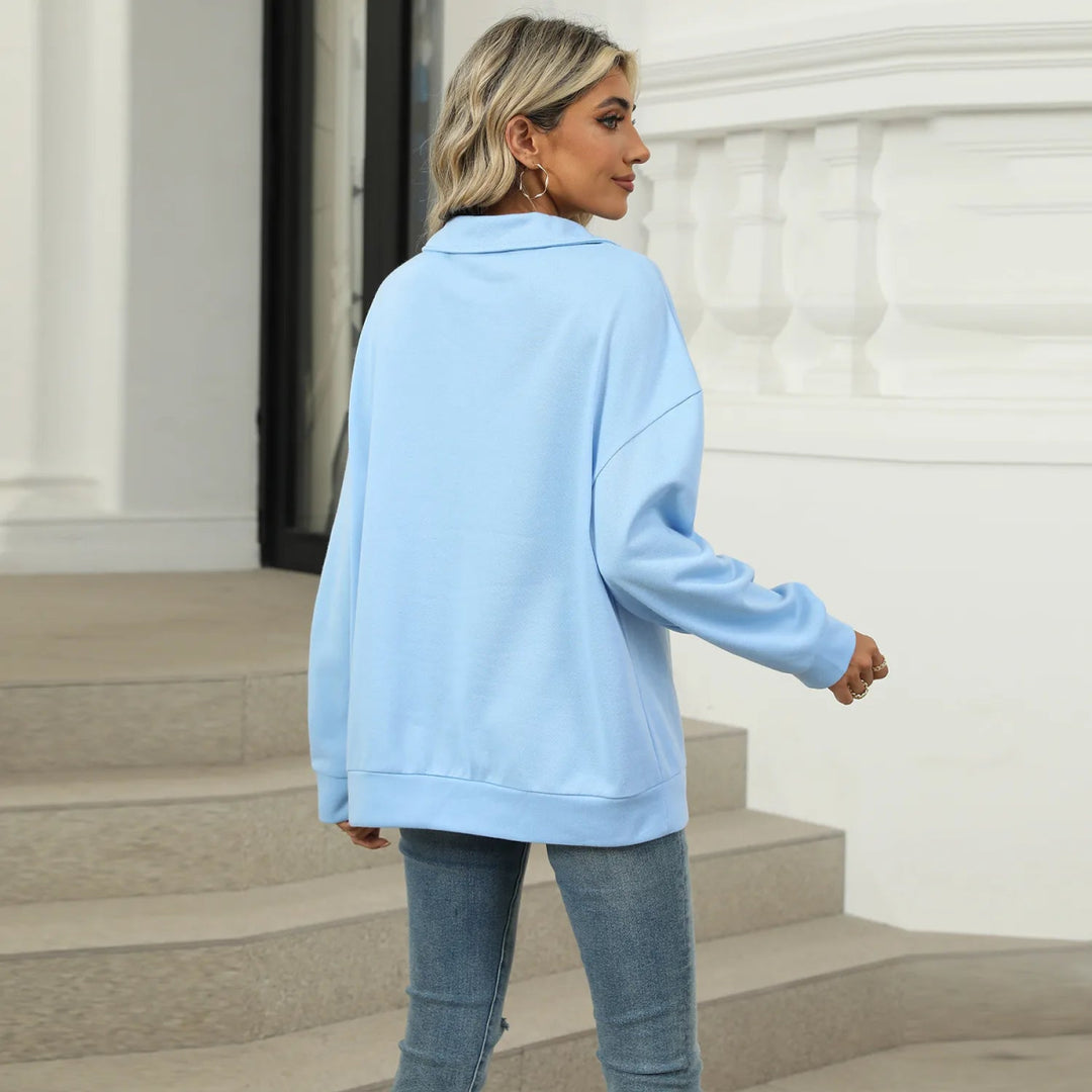 ElisaBerlin™ | Stilvoller V - Ausschnitt - Sweater - ElisaBerlin - 