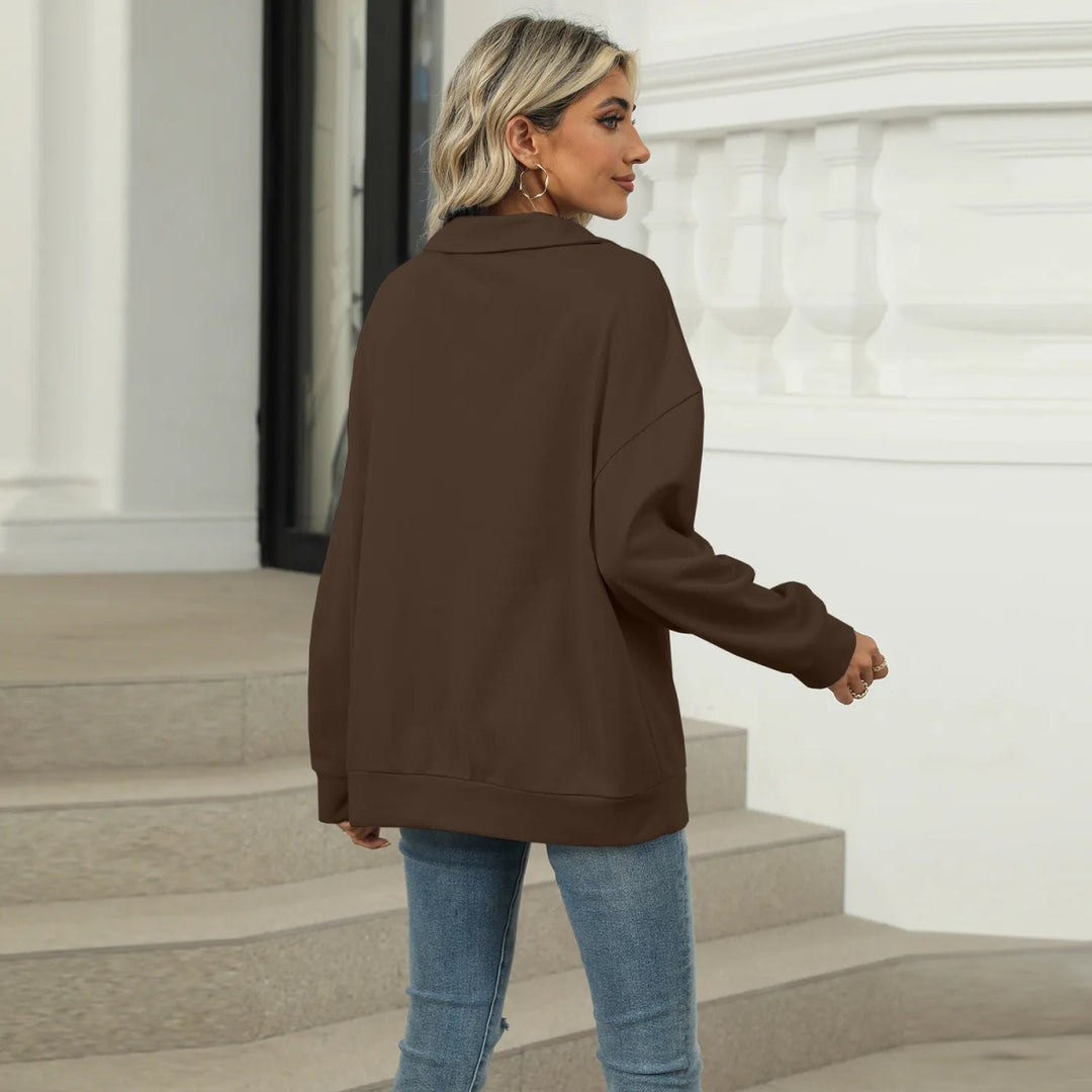 ElisaBerlin™ | Stilvoller V - Ausschnitt - Sweater - ElisaBerlin - 