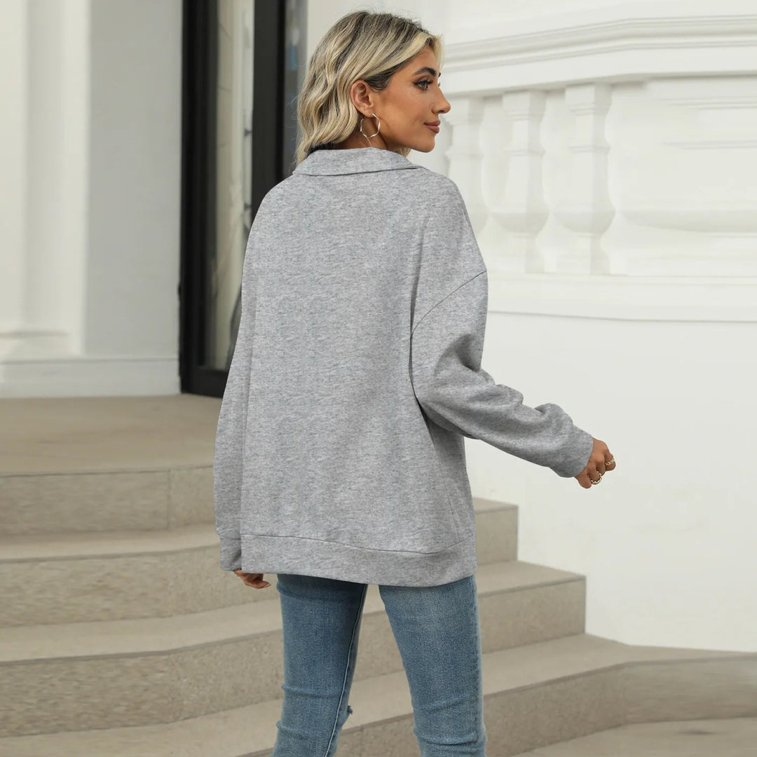 ElisaBerlin™ | Stilvoller V - Ausschnitt - Sweater - ElisaBerlin - 