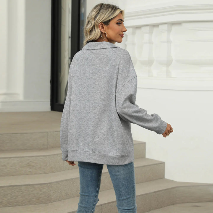 ElisaBerlin™ | Stilvoller V - Ausschnitt - Sweater - ElisaBerlin - 
